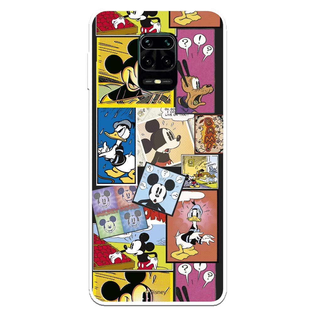 La Casa de las Carcasas Licenze Ufficiali Redmi Note 9S custodia Mickey Comic