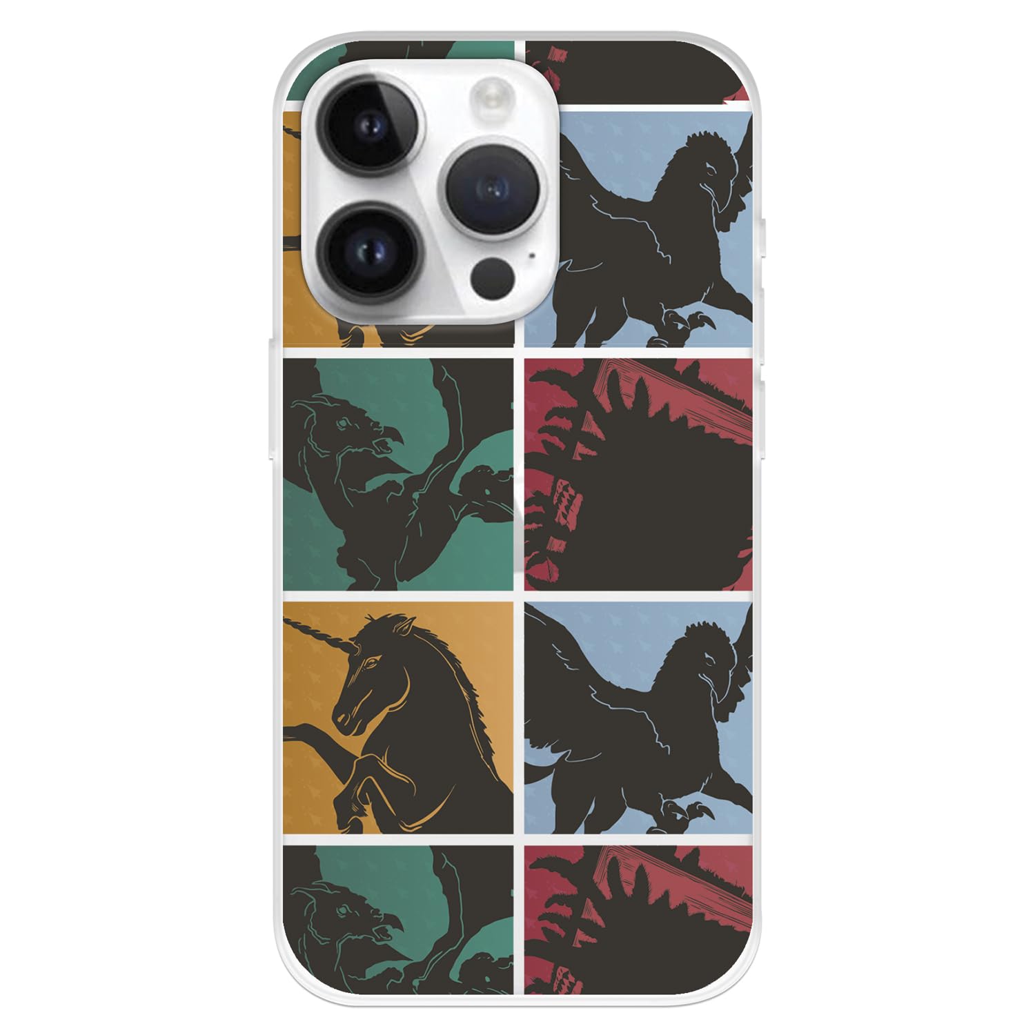 Harry Potter Magic cover iPhone 15 Pro silicone trasparente
