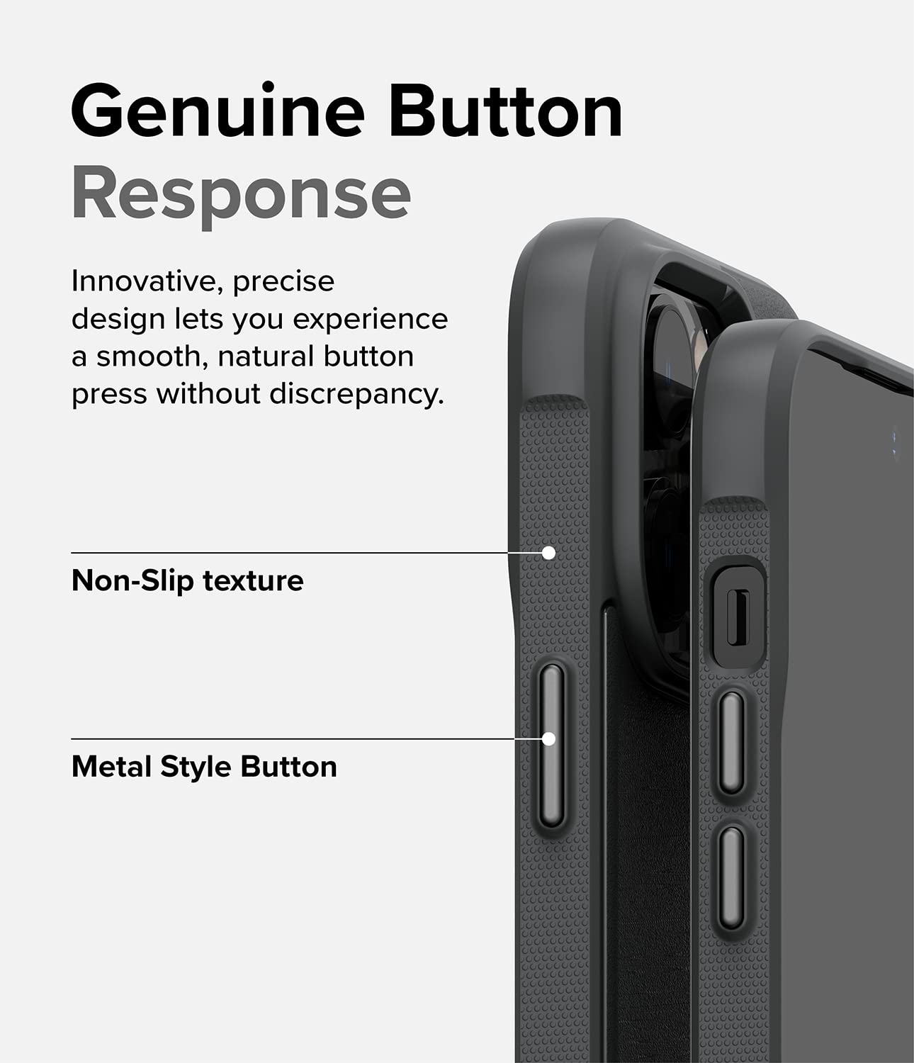 Ringke Onyx iPhone 14 Pro Max 6.7 cover Dark Gray antiscivolo