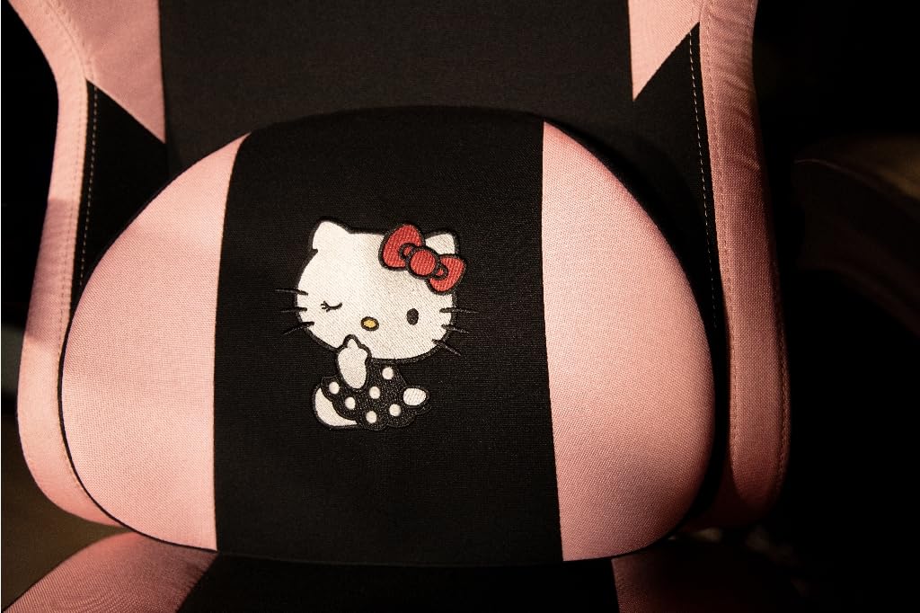 Konix Hello Kitty Sedia Gaming Ufficio 150° Nero Rosa