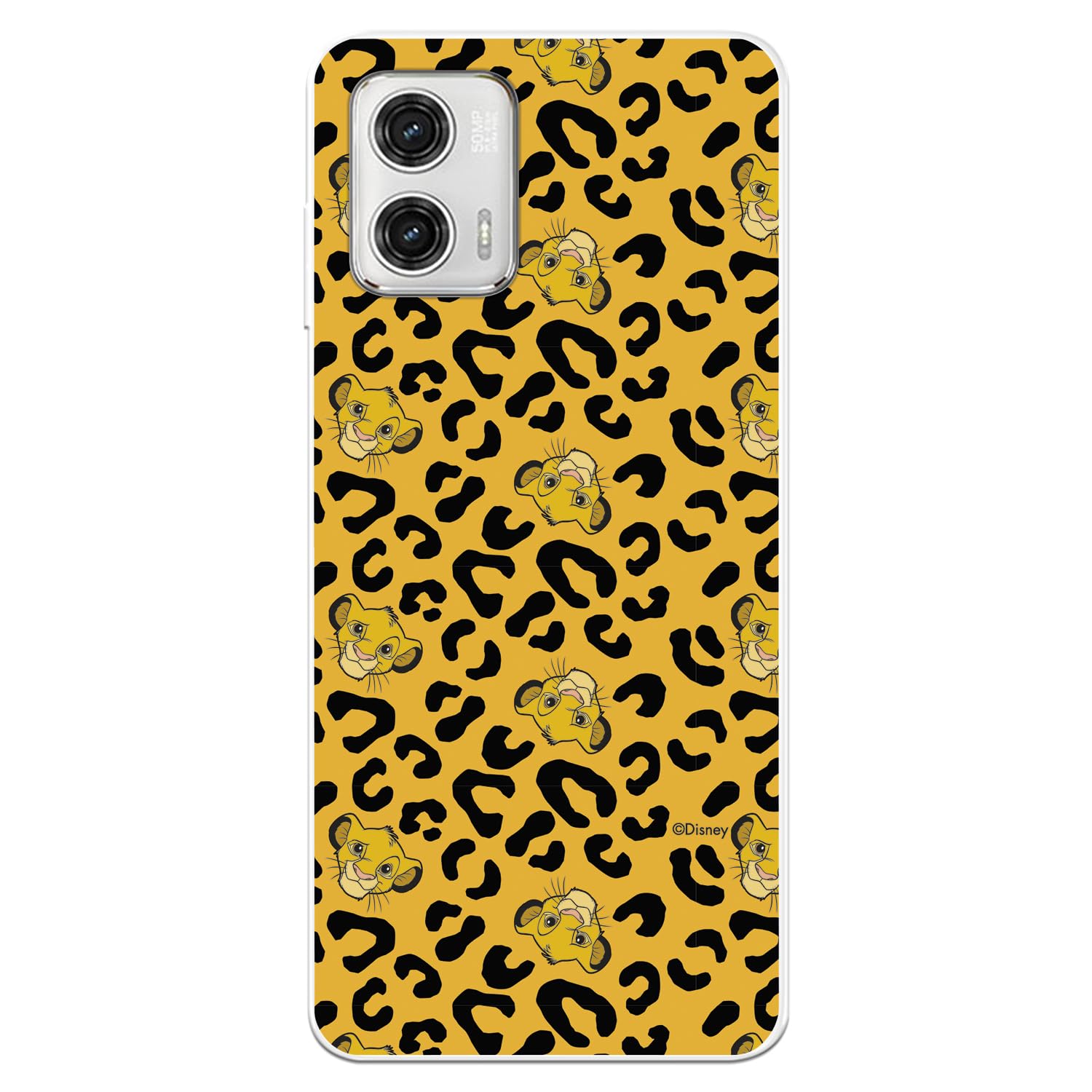 La Casa de las Carcasas Licenze Ufficiali Motorola Moto G73 5G custodia Simba trasparente