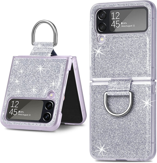 Redpepper Galaxy Z Flip 4 cover pelle oro glitter