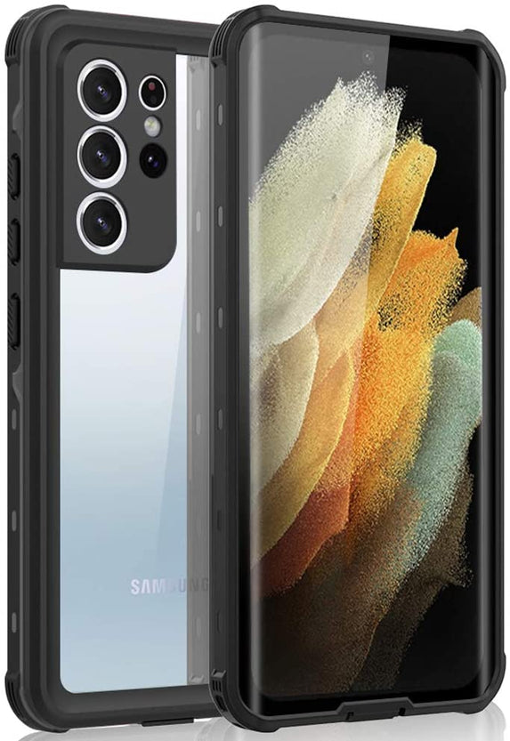 Redpepper Galaxy S21 Ultra Cover Impermeabile IP68 Nero