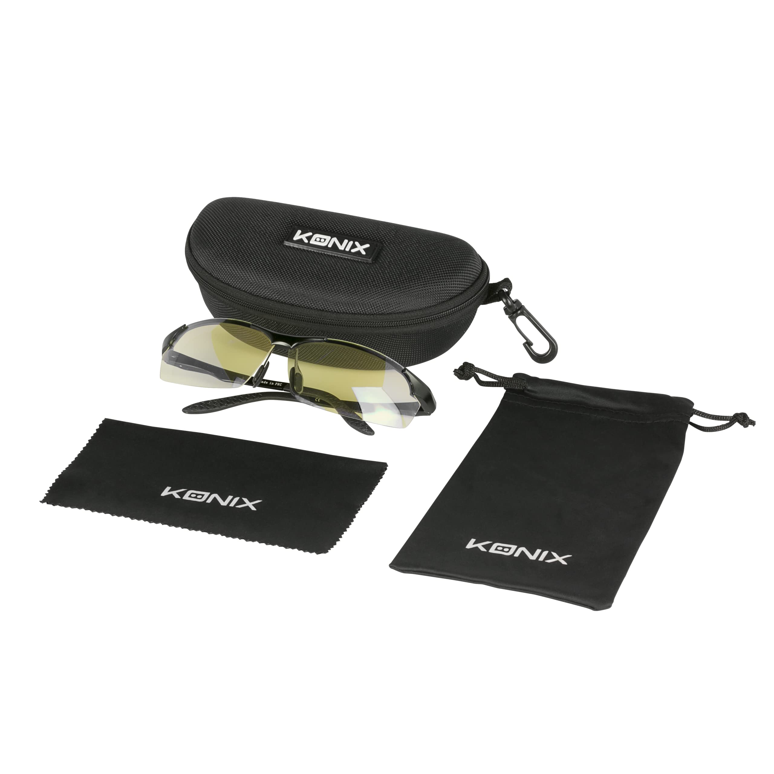 Konix Drakkar Solarstenn occhiali gaming luce blu neri