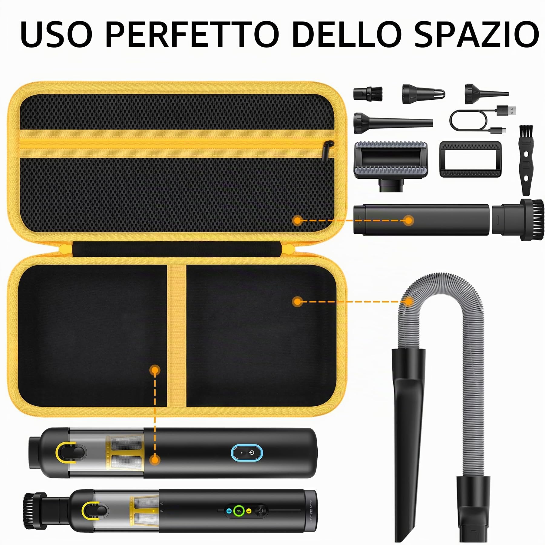 Aenllosi Tool Case Fanttik Slim V8 custodia rigida nero EVA