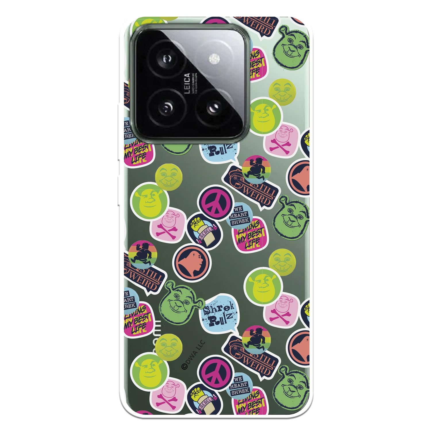 La Casa de las Carcasas Shrek custodia Xiaomi 14 trasparente silicone