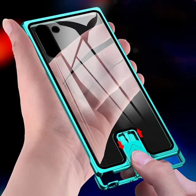 Redpepper Note 10 Plus bumper vetro metallo antishock