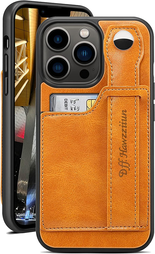 Redpepper iPhone 13 Pro Max Custodia Wallet Marrone 6,7"