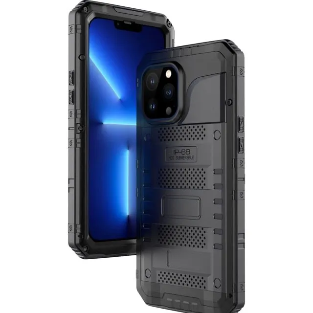 Redpepper iPhone 13 Pro Max Cover Metallo Opaca Antiurto