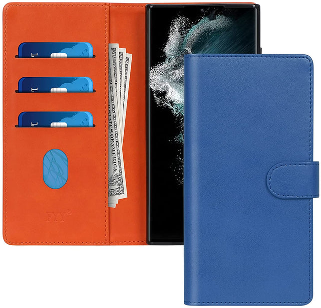 Redpepper Galaxy Cases cover S22 Ultra portafoglio pelle stand