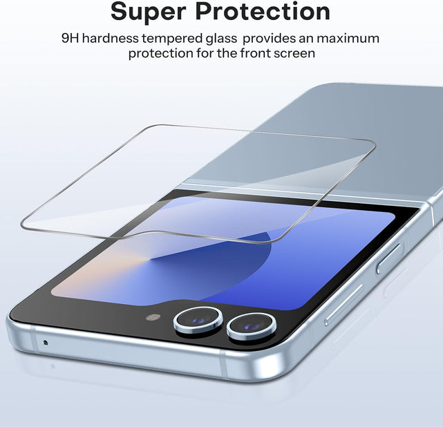 Redpepper Galaxy Cases Z Flip 6 vetro 9H + lenti set 9 pezzi