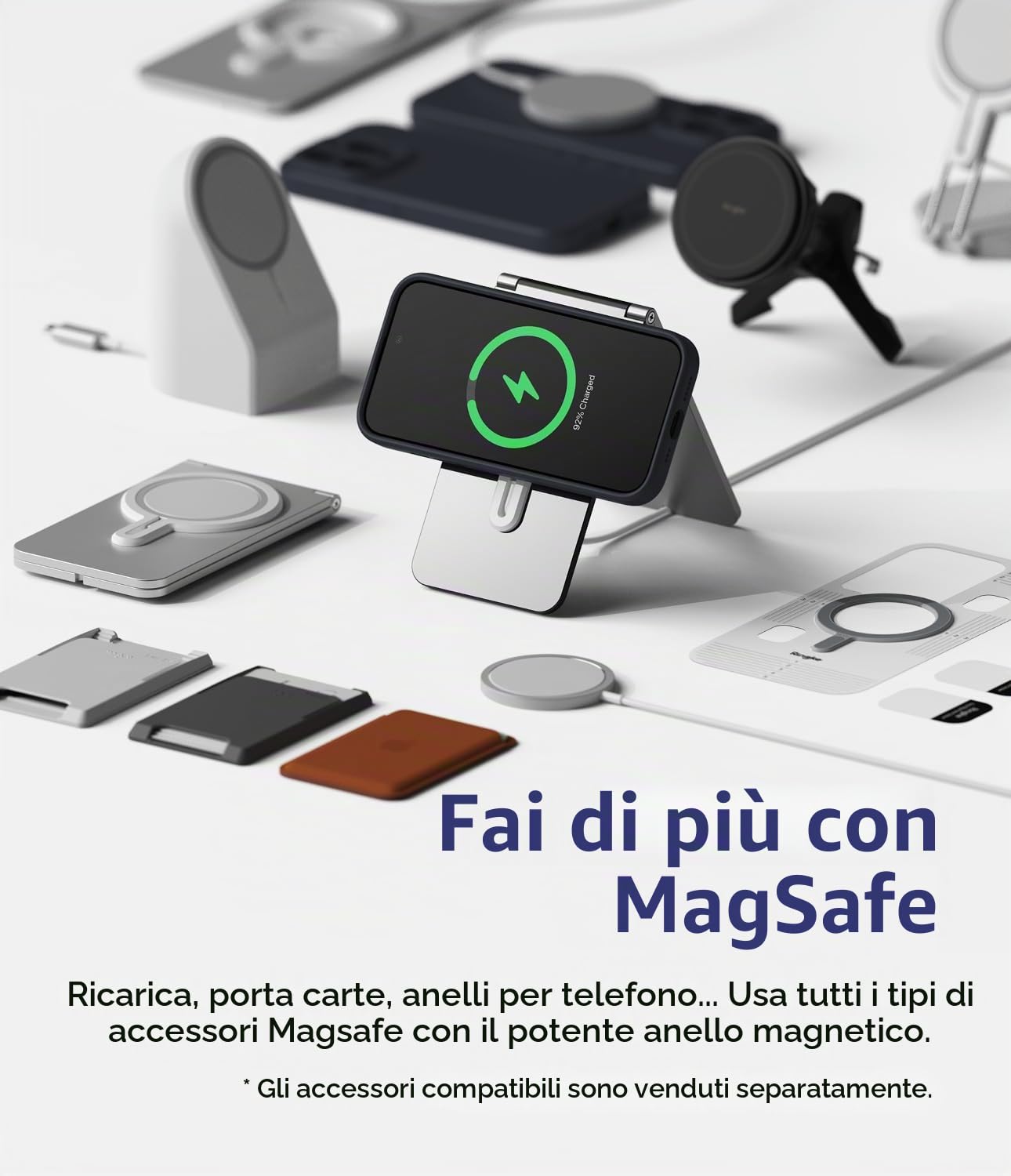 Ringke Silicone Magnetic cover iPhone 15 Pro Deep Blue magnetica