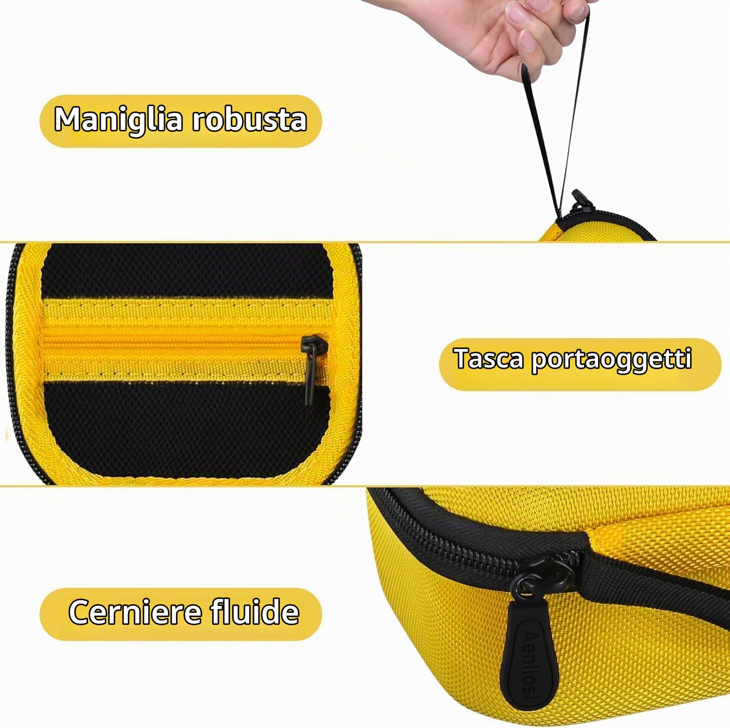 Aenllosi Toy Case Custodia Giiker Tic-Tac-Toe Rigida EVA