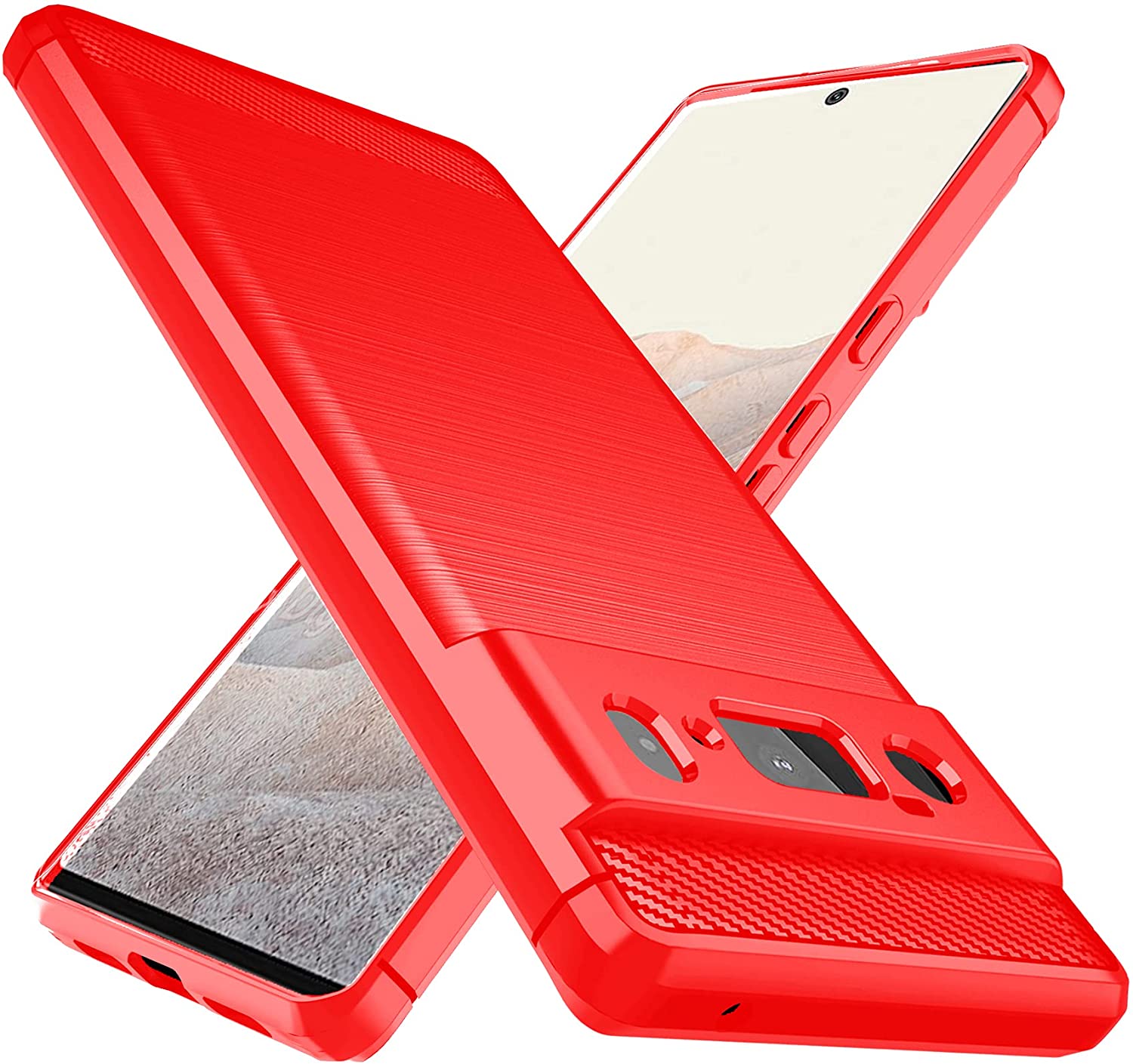 Redpepper Pixel 6 Pro custodia TPU sottile nero