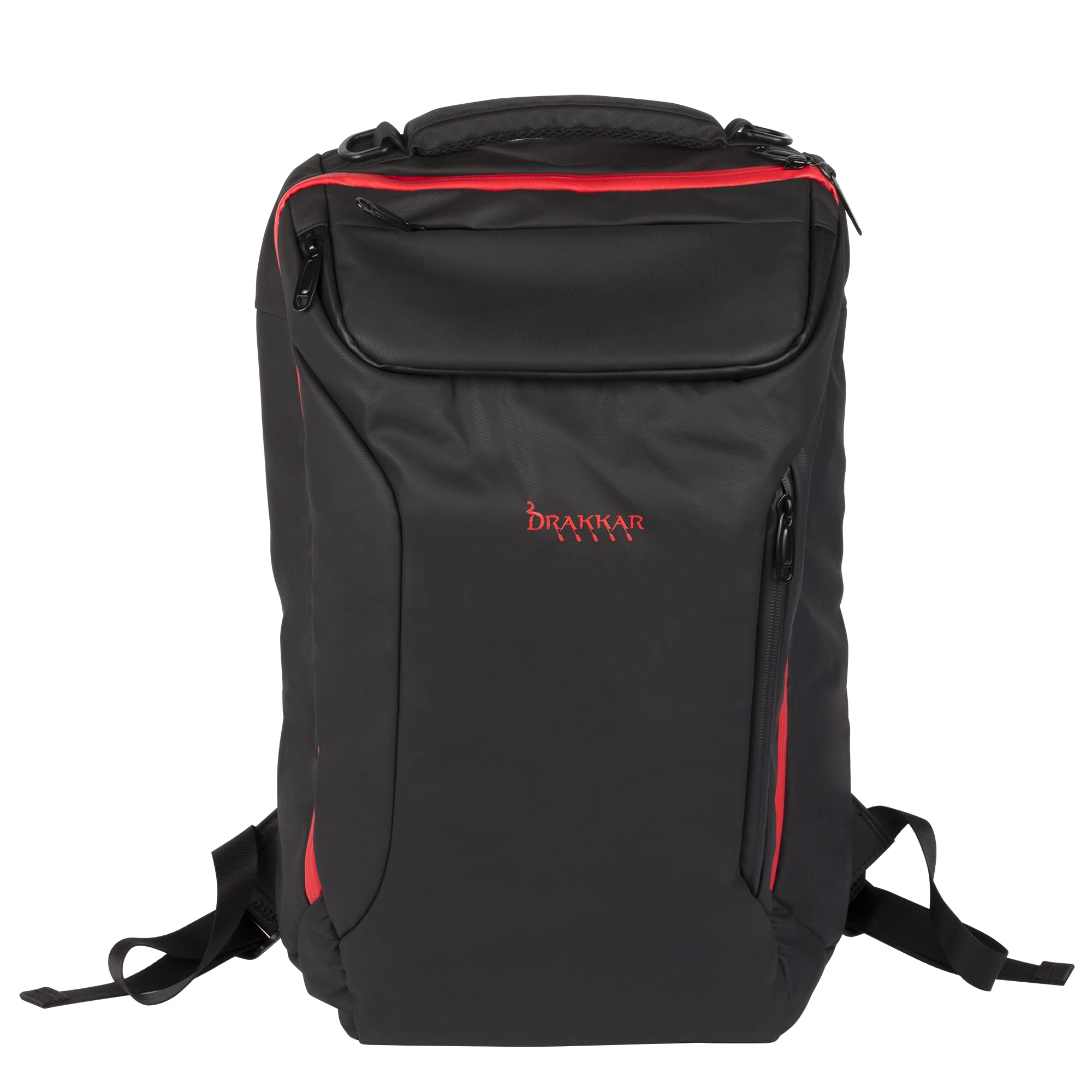 Konix Drakkar Zaino Gaming 17 Pollici 27 l Nero Rosso