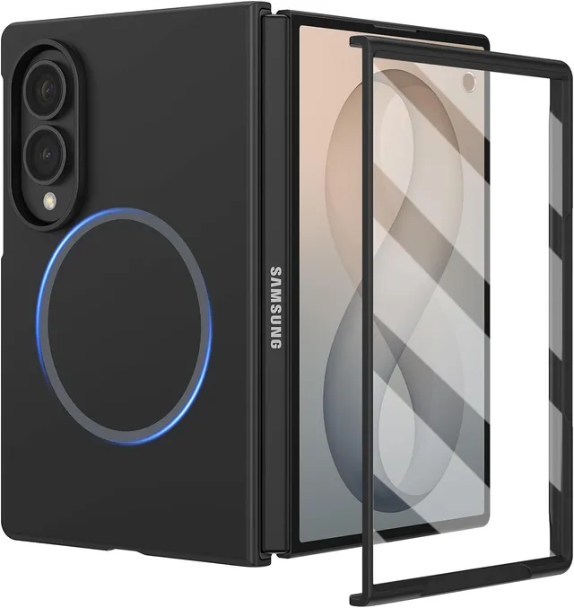 Redpepper Galaxy Z Fold 8 Magnetic Custodia nera con pellicola