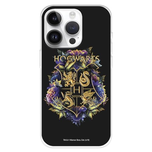 La Casa de las Carcasas Licenze Ufficiali cover iPhone 15 Pro Hogwarts Floreale