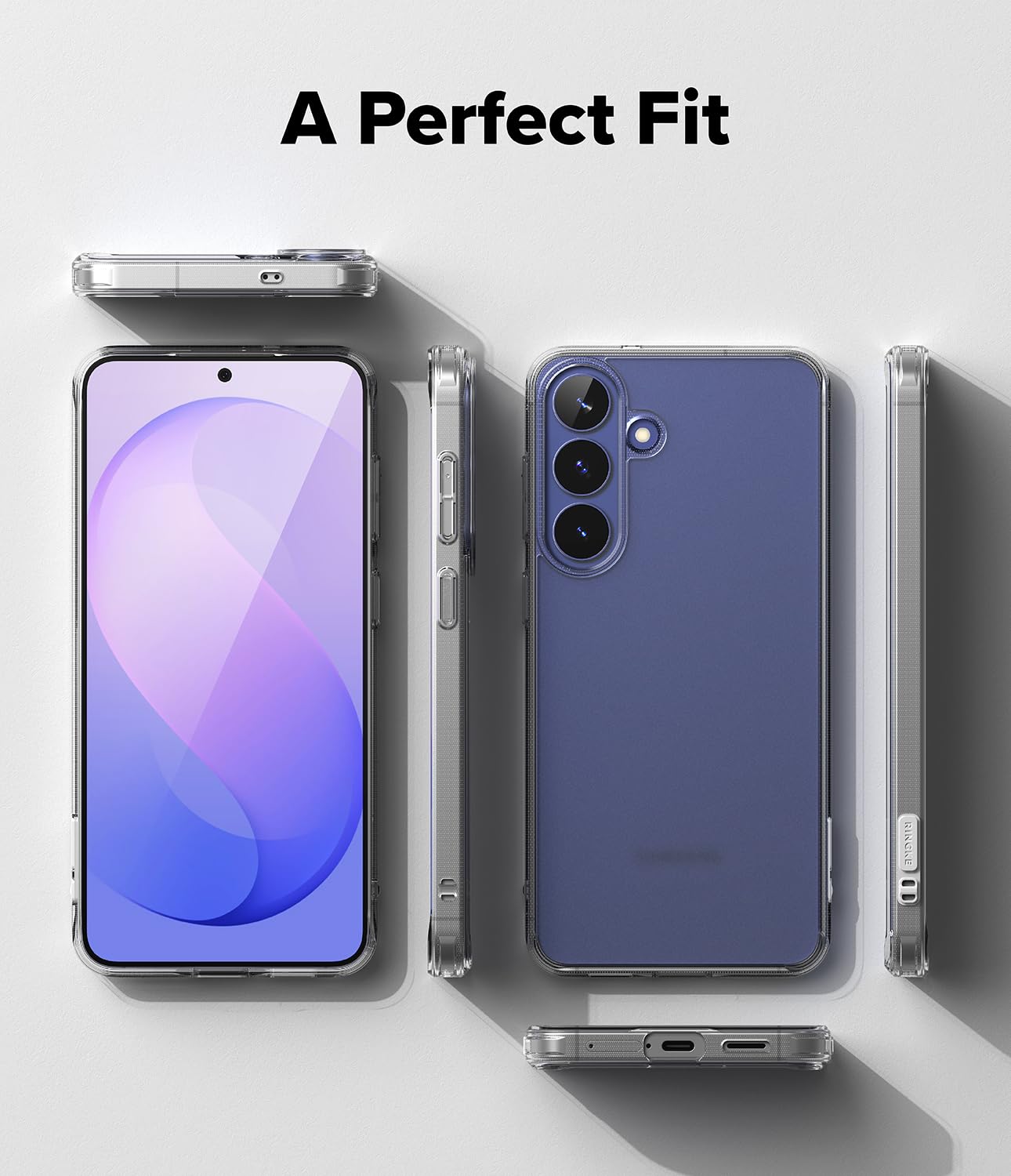 Ringke Fusion Matte Clear cover Galaxy S26 FE anti-impronta