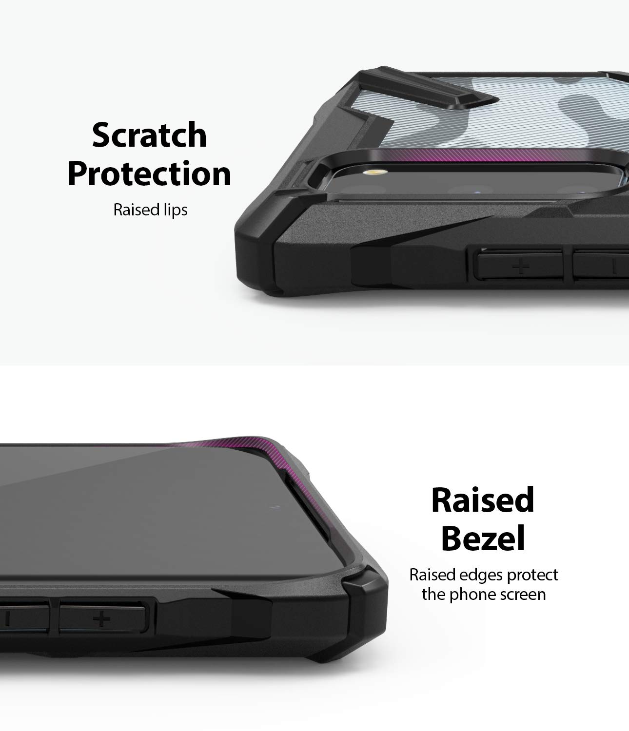 Ringke Fusion-X Custodia Galaxy S20 6.2 Camo Black Antiurto