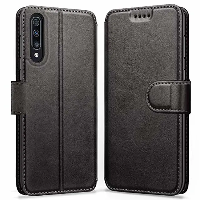Redpepper Galaxy A70 Cover Portafoglio Pelle con Stand