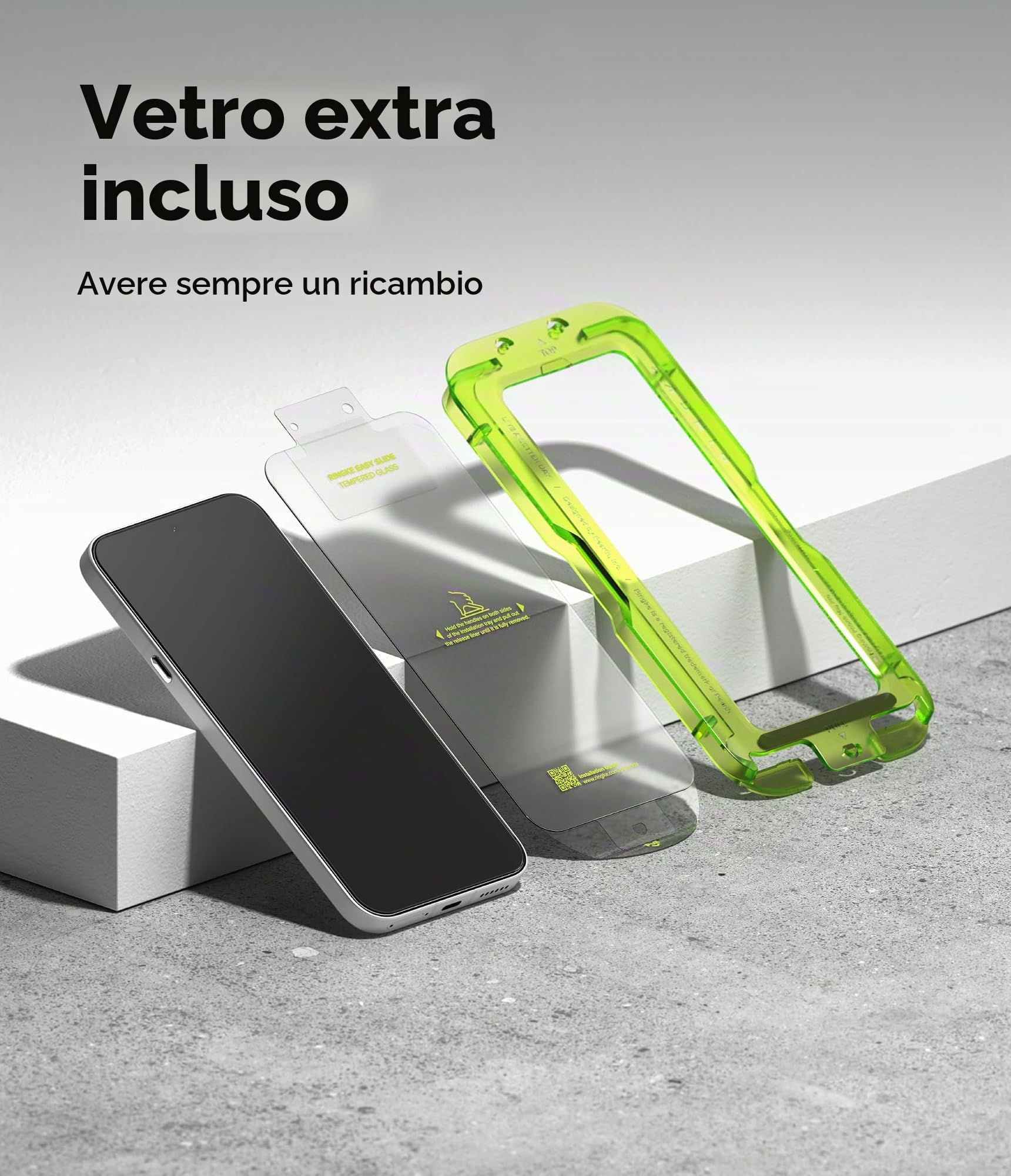 Ringke Easy Slide vetro temperato Nothing Phone (4a) Pro 2pz