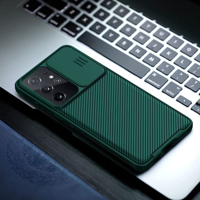 Redpepper Galaxy Cases S21 Ultra cover verde copri fotocamera