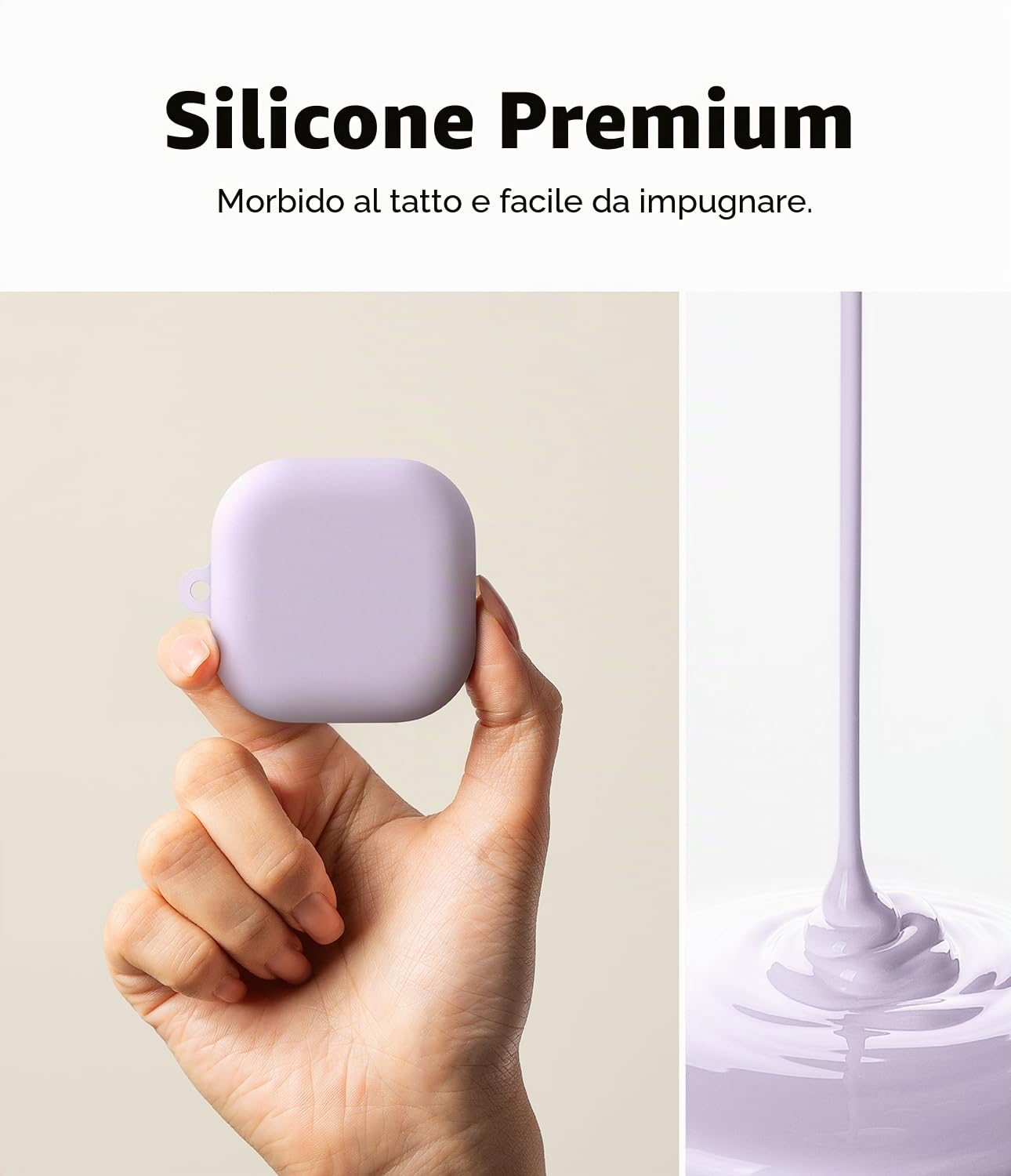 Ringke Silicone Case Cover Galaxy Buds 4 Pro Viola Moschettone
