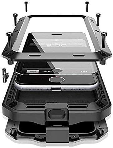 Redpepper iPhone 12 Mini 5.4 Cover vetro Gorilla nera antipioggia
