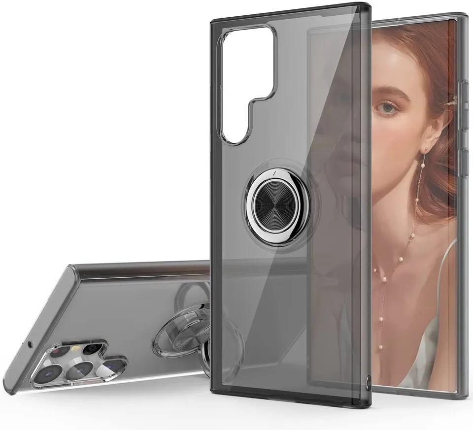 Redpepper S22 Ultra Cover Trasparente con Anello TPU
