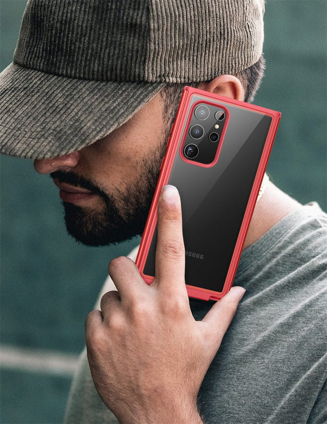 Redpepper Galaxy Cases bumper S22 Ultra nero ibrido slim