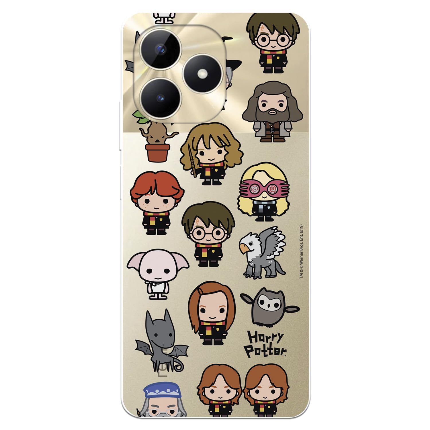 La Casa de las Carcasas Harry Potter Personaggi cover Realme C53 silicone