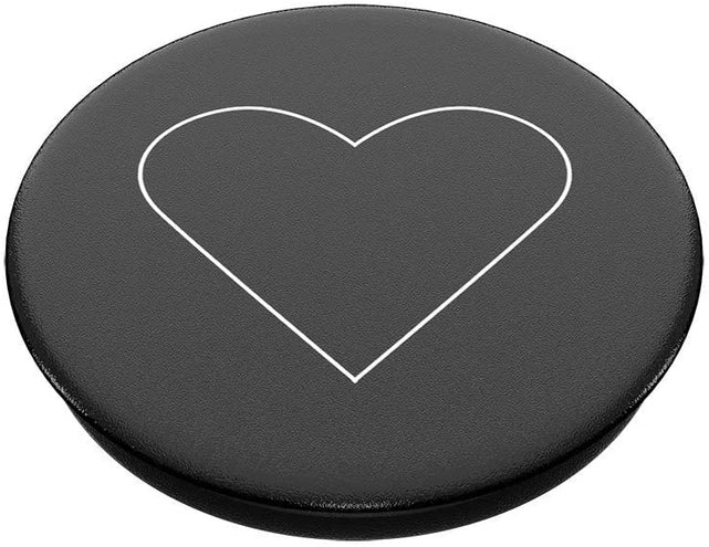 Redpepper Pop Sockets grip cuore bianco nero stand telefono