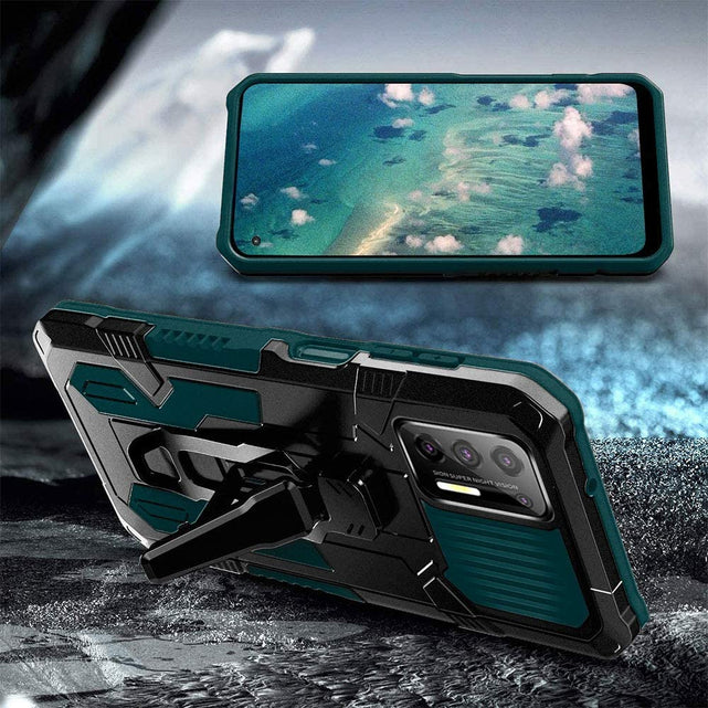 Redpepper Moto G Stylus 2021 Cover verde con stand