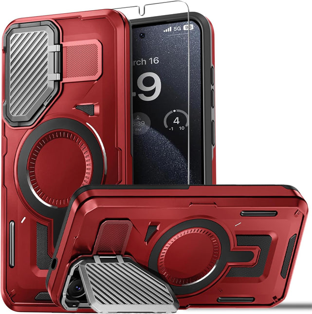 Redpepper Galaxy Cases Galaxy S25 Ultra cover rossa con vetro