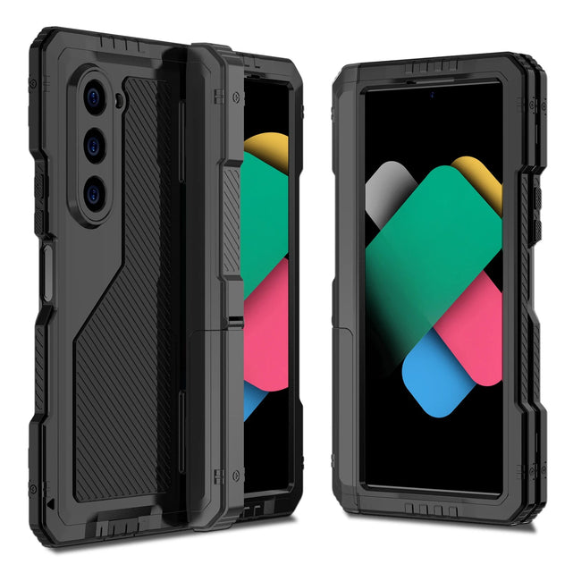 Redpepper Galaxy Cases Z Fold 6 custodia metallo con S Pen e stand