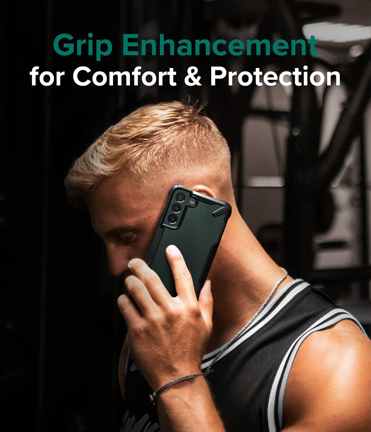 Ringke Fusion-X cover Galaxy S22 5G camo black antiurto