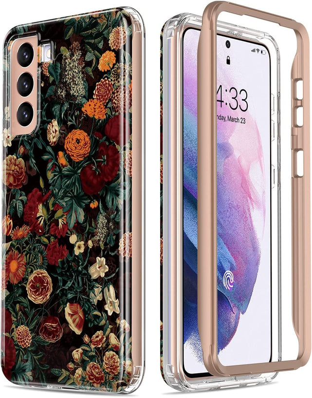 Redpepper Galaxy S21 custodia marmo rosa antishock