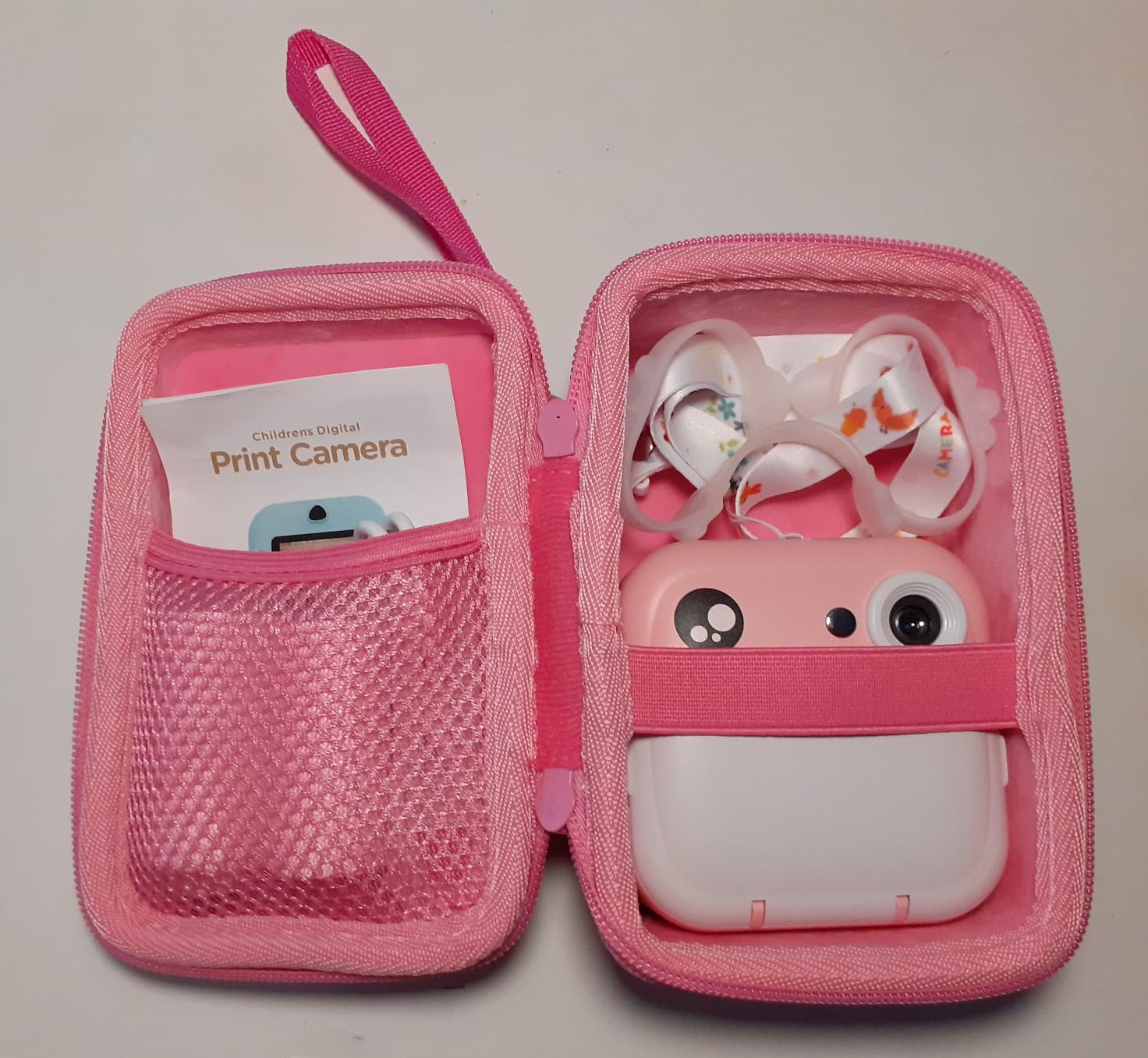 Aenllosi Camera Case fotocamera bambini custodia rosa EVA