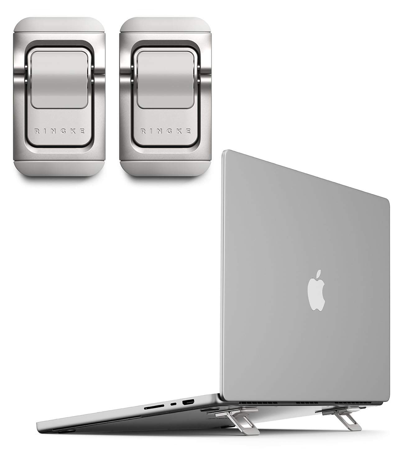 Ringke Step-Fit Mini stand laptop Silver 3 altezze