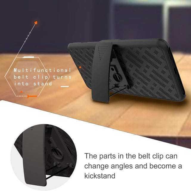 Redpepper OnePlus 11 Cover Nera Holster Clip Pellicola Vetro