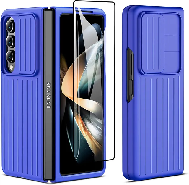 Redpepper Galaxy Z Fold 4 Cover Nera con Coprilente + Pellicola
