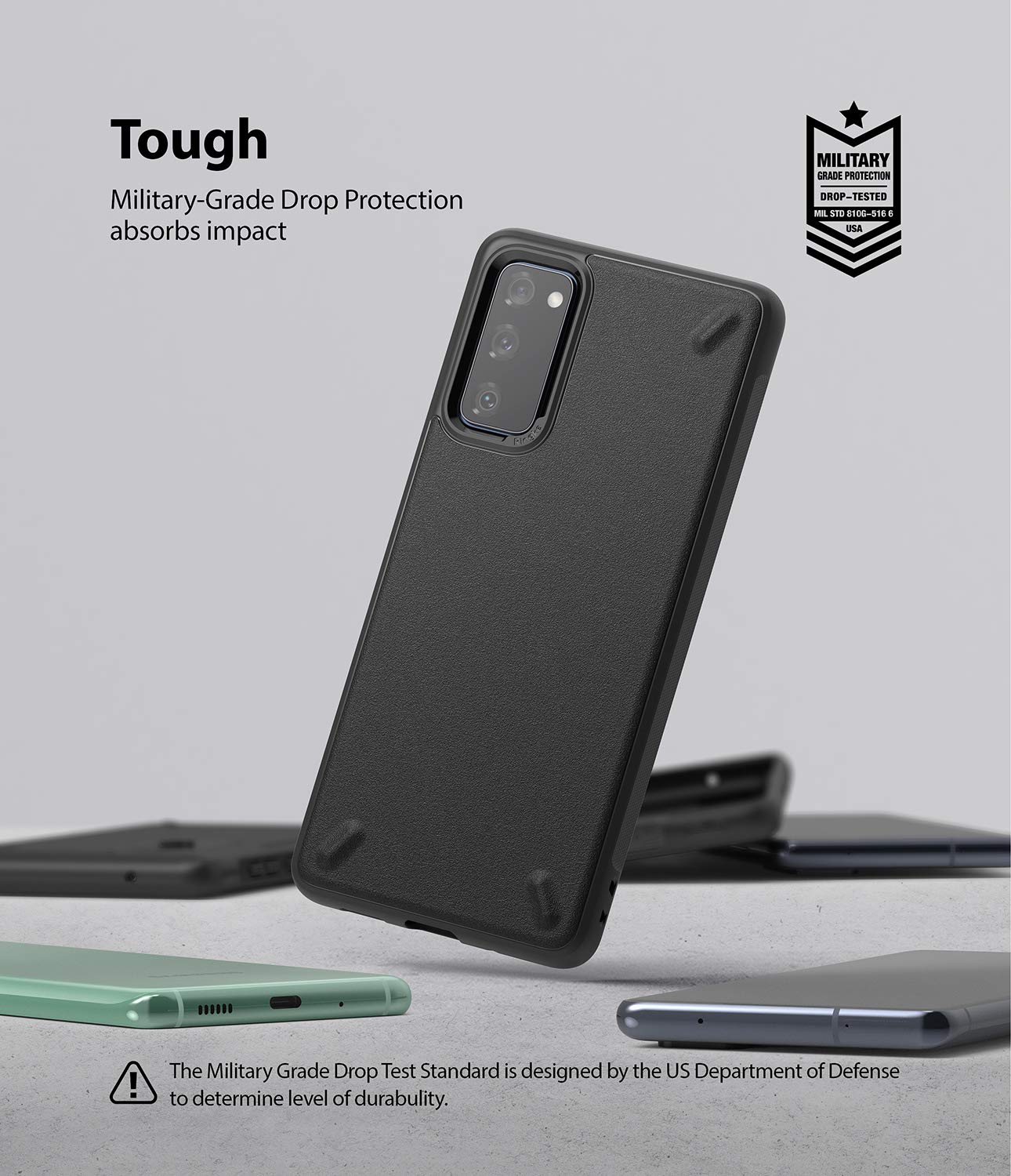 Ringke Onyx Galaxy S20 FE Cover Nera Black Antiurto