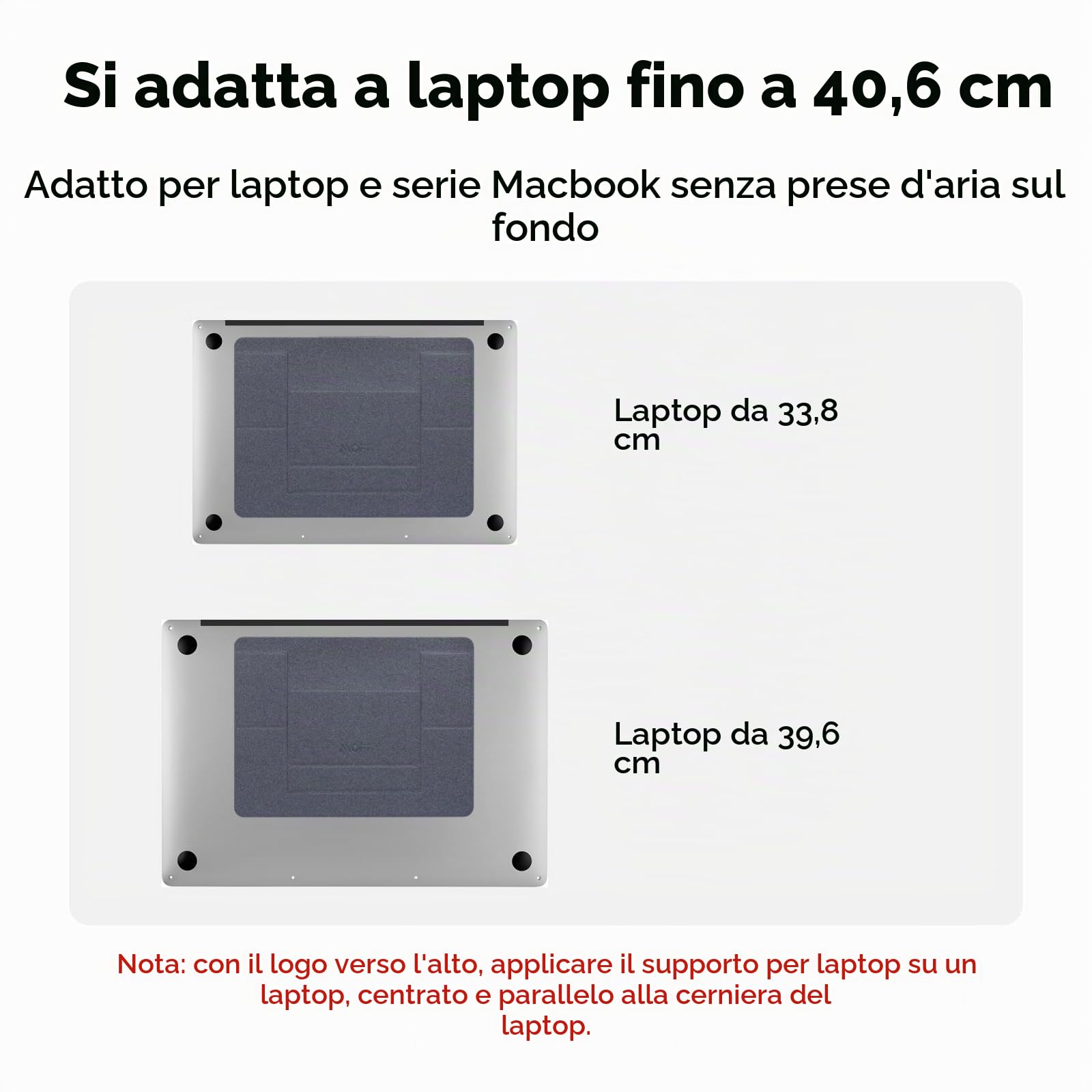 MOFT Invisible Series supporto laptop 15.6" grigio stellato adesivo