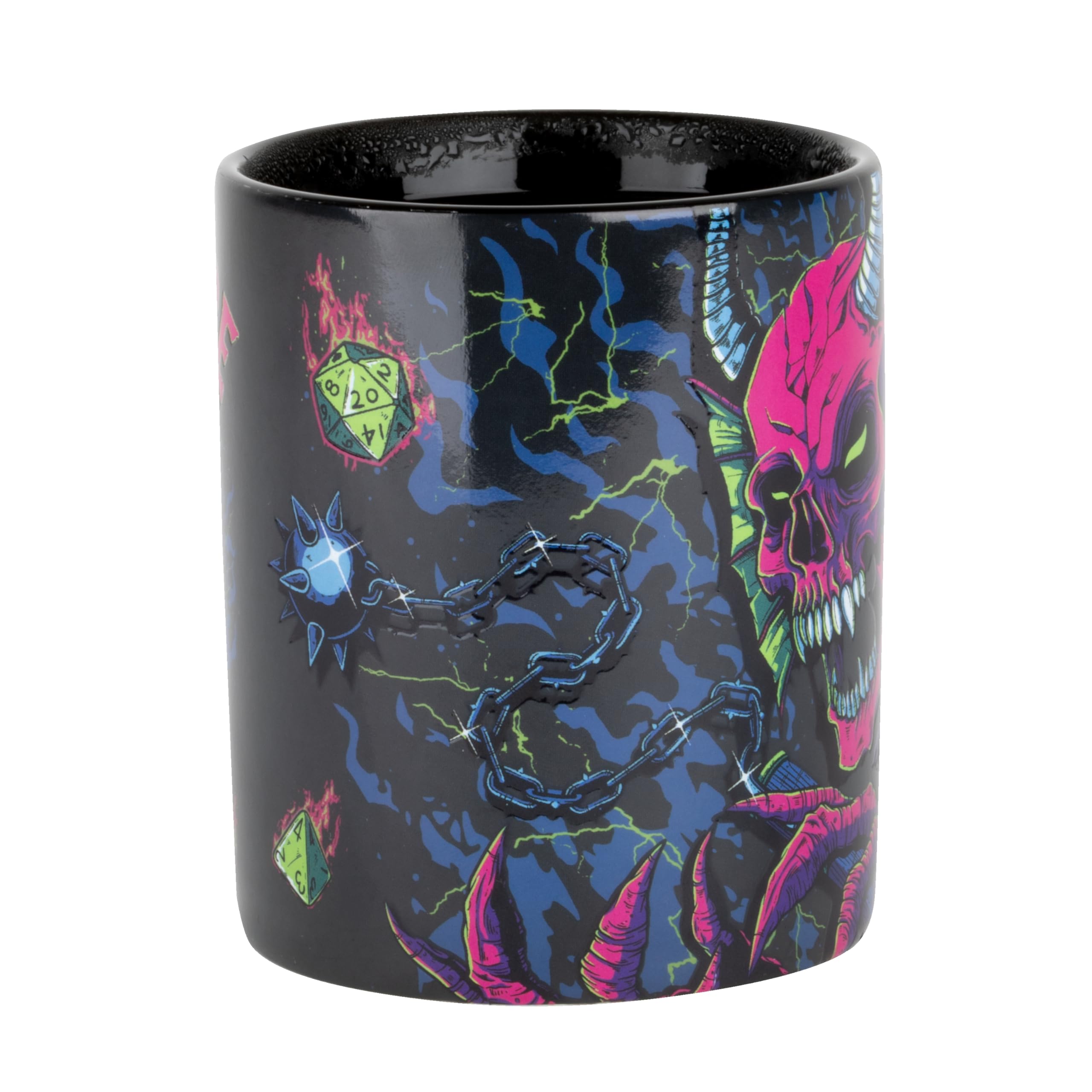 Konix Licensed merchandise Hellfire Club tazza 320 ml termoreattiva nera