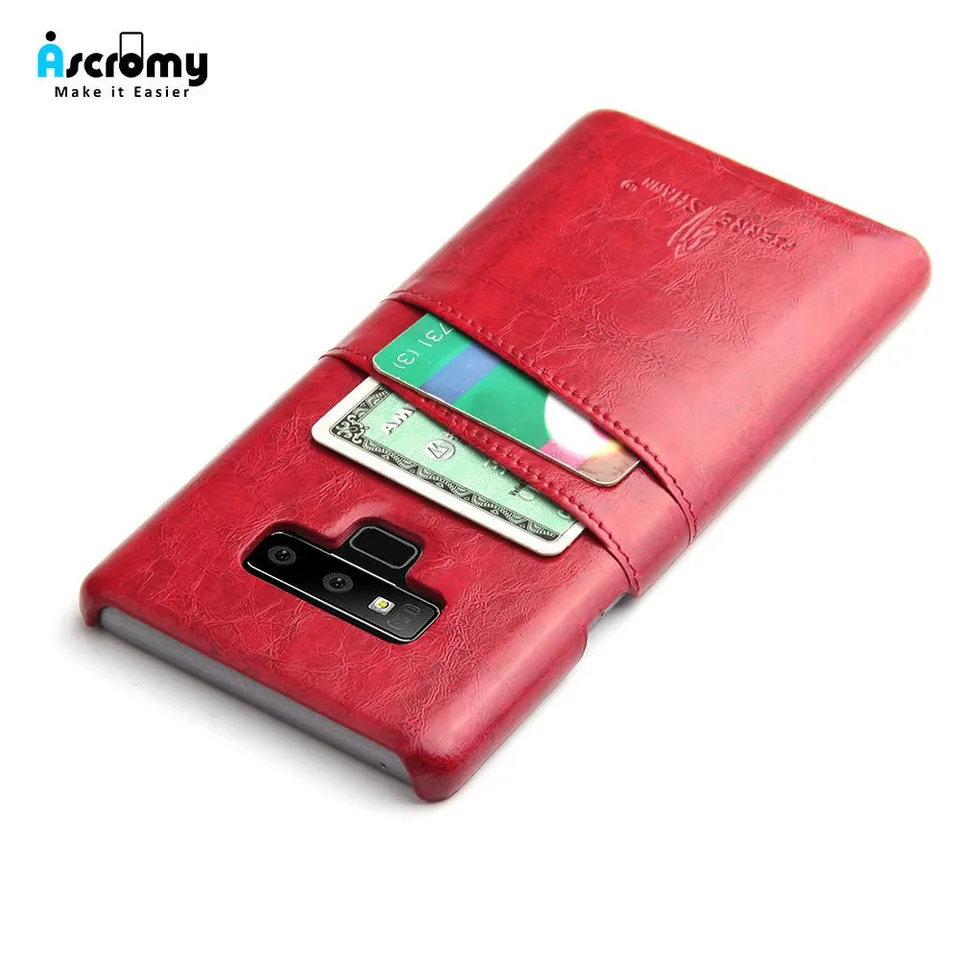 Redpepper Galaxy cover pelle Note 9 S8 S9 portafoglio carte