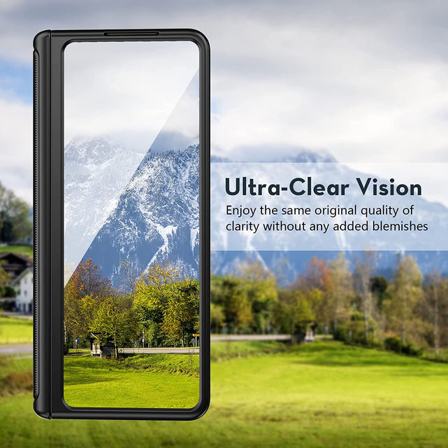 Redpepper Galaxy Z Fold 4 cover nera con stand e vetro 9H