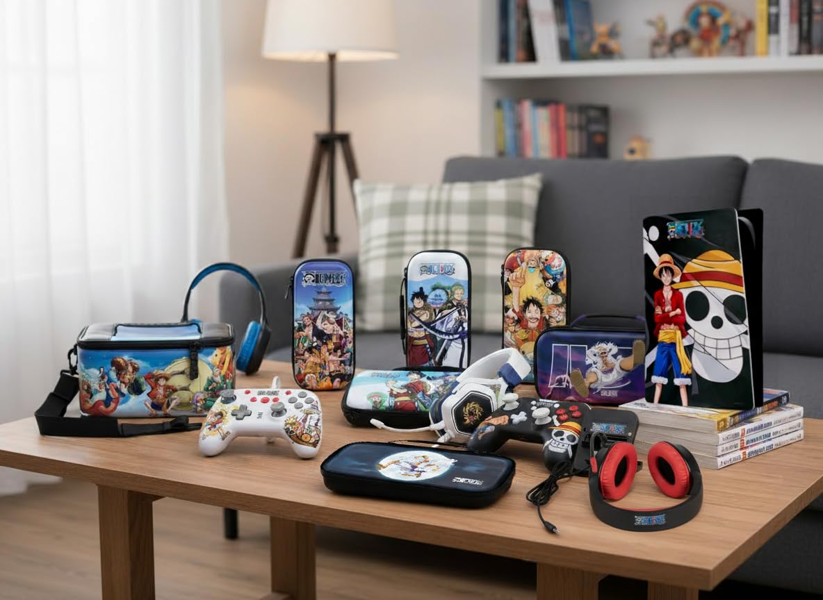 Konix One Piece supporto Switch OLED Lite tablet nero pieghevole