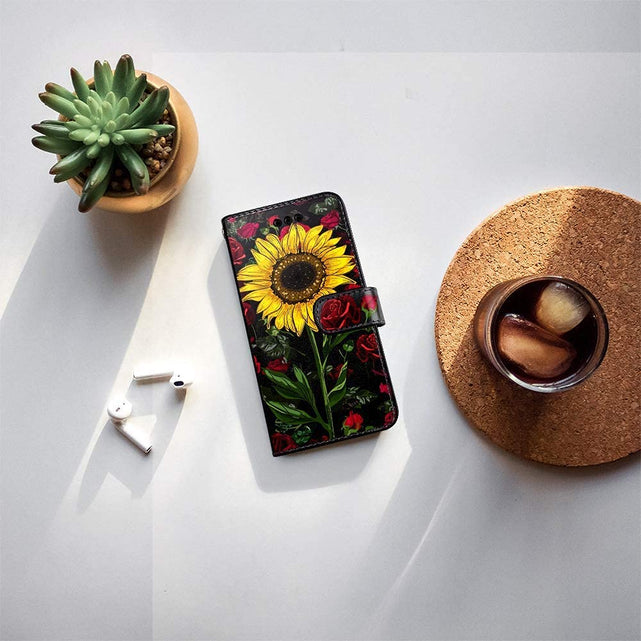 Redpepper Note 20 Ultra 5G Custodia Fiore Rosa Portafoglio