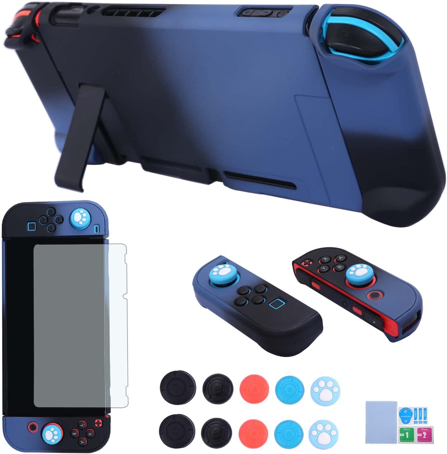 Redpepper Nintendo Switch Cover Viola Dockable con Pellicola