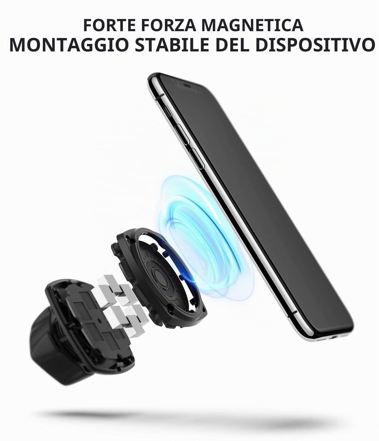 Ringke Car Mount supporto auto CD magnetico universale nero